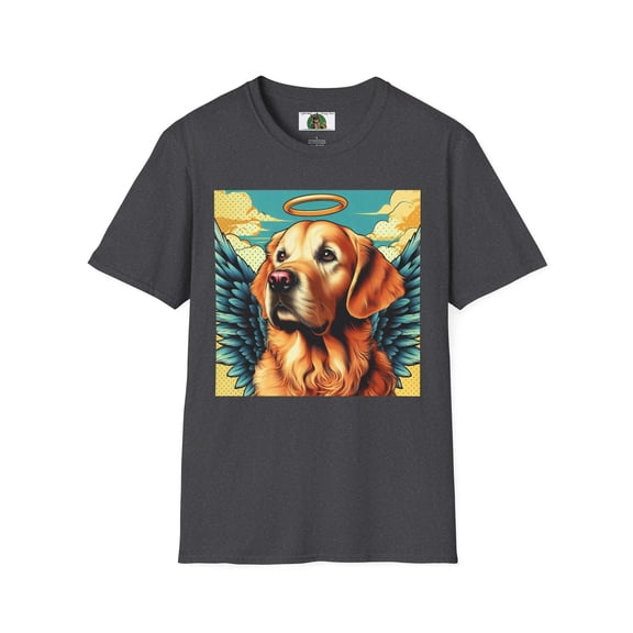 Golden Retriever Angel Unisex Softstyle T-Shirt