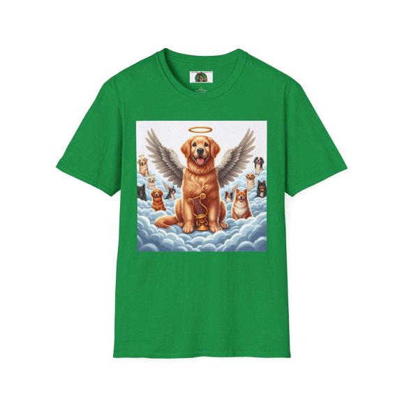 Golden Retriever Angel Unisex Softstyle T-Shirt