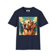 thumbnail image 1 of Golden Retriever Angel Unisex Softstyle T-Shirt, 1 of 11