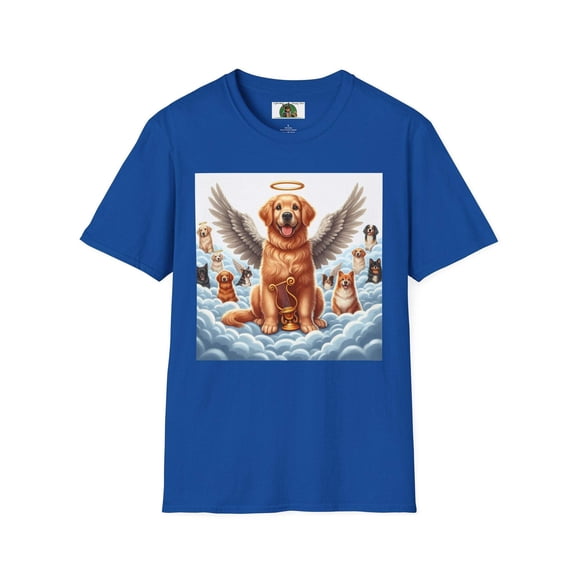 Golden Retriever Angel Unisex Softstyle T-Shirt