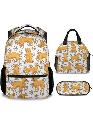 【新品未使用】Donsje Backpack Golden Retriever Umi Schoolbag | Golden Retriever | Ivory Classic Leather