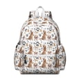 thumbnail image 1 of Golden Retriever Backpack for School,Cute School Bag,Schoolbag with Adjustable Shoulder Straps & Padded Back,13.4"x11"x4.7", 1 of 6