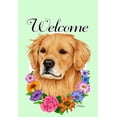 thumbnail image 1 of Golden Retriever - Best of Breed Welcome Flowers Garden Flags, 1 of 1