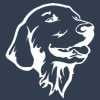 Golden Retriever Car Truck Decal White Vinyl Decal