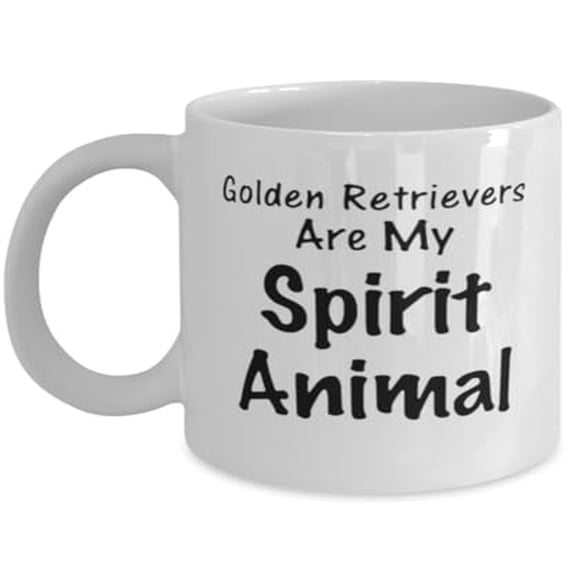 Golden Retriever 11 oz Coffee Mug - Gift for Dog Lovers White Ceramic