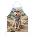 thumbnail image 1 of Golden Retriever Cowboy Welcome Apron 27 in x 30 in, 1 of 5