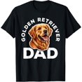 thumbnail image 1 of Golden Retriever Dad T-Shirt Dog Lover Shirt T-Shirt, 1 of 6