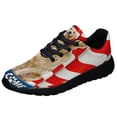 thumbnail image 1 of Golden Retriever Dog 4th Of July American flag Shoes Sneakers Black Size 3.5, 1 of 7