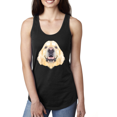 thumbnail image 1 of Golden Retriever Dog Animal Lover Ladies Racerback Tank Top, 1 of 1