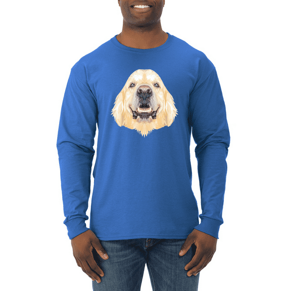 Golden Retriever Dog Animal Lover Mens Long Sleeve Shirt