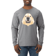 thumbnail image 1 of Golden Retriever Dog Animal Lover Mens Long Sleeve Shirt, 1 of 1
