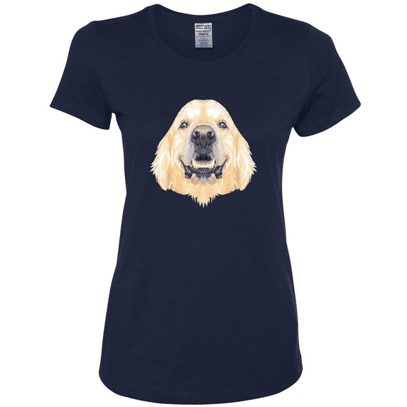 Golden Retriever Dog Animal Lover Womens Graphic T-Shirt
