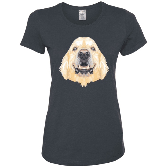 Golden Retriever Dog Animal Lover Womens Graphic T-Shirt