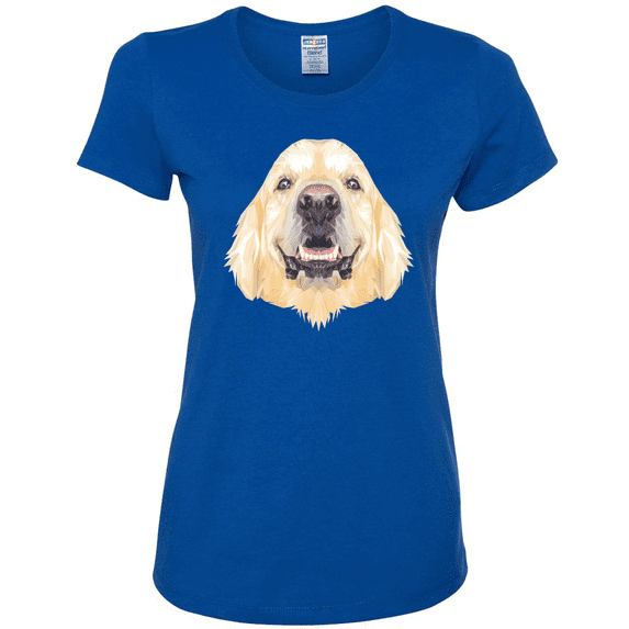 Golden Retriever Dog Animal Lover Womens Graphic T-Shirt