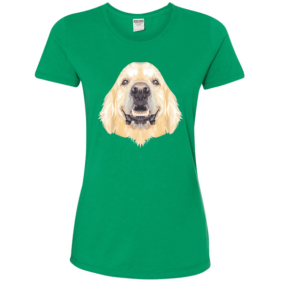 Golden Retriever Dog Animal Lover Womens Graphic T-Shirt