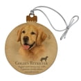 thumbnail image 1 of Golden Retriever Dog Breed Wood Christmas Tree Holiday Ornament, 1 of 7