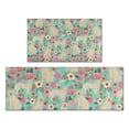 thumbnail image 1 of Golden Retriever Dog and Flowers Kitchen Rugs Sets Of 2,Anti Fatigue Kitchen Mat Rugs Non Slip Washable,Decorative Kitchen Floor Mats for Kitchen,Sink,Laundry,17"x30"+17"x47", 1 of 7