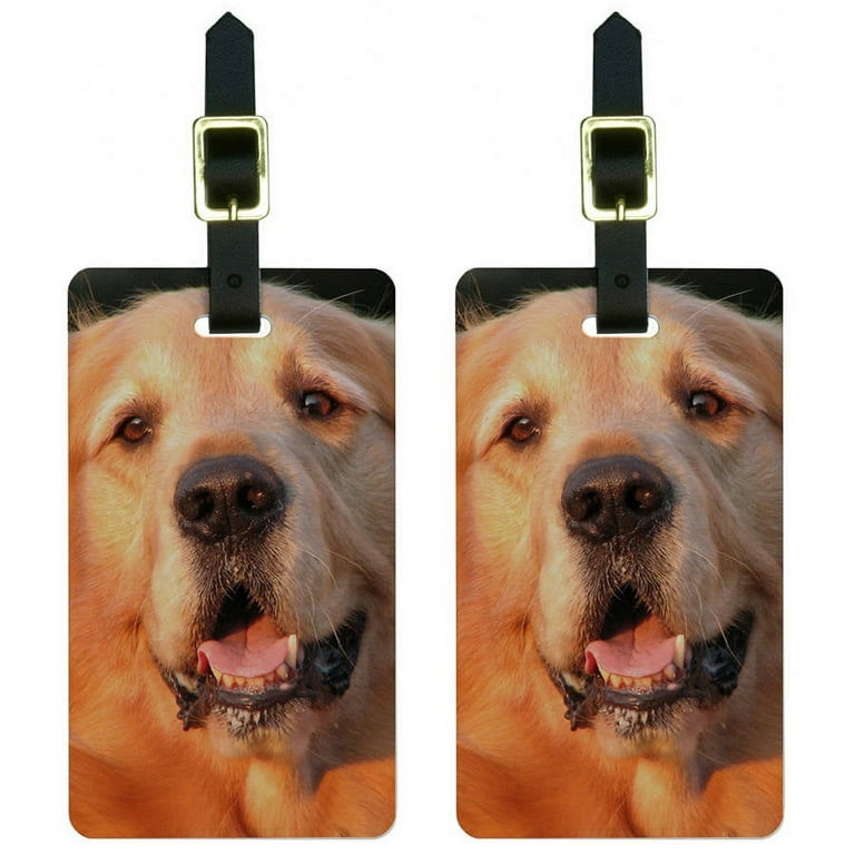 Dog luggage tags sale