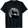 thumbnail image 1 of Golden Retriever Dog Moon T-Shirt, 1 of 3