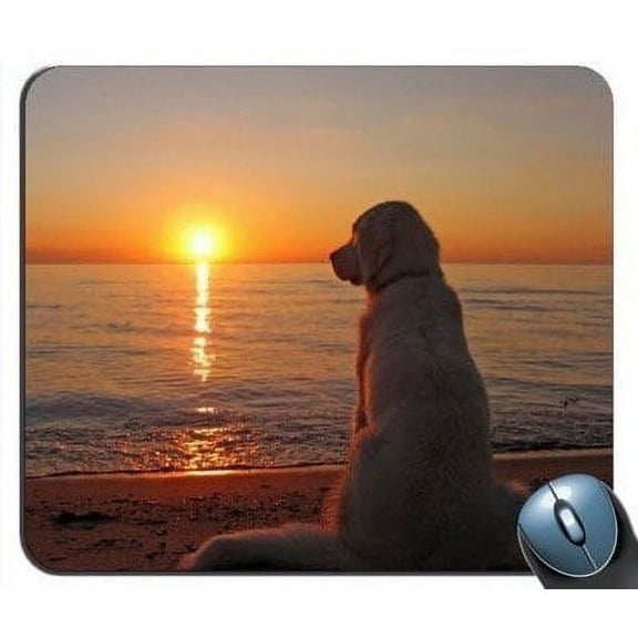 Golden Retriever Dog Mouse pads Gaming Mouse Pad 9.84x7.87 inches