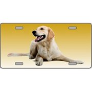 Golden Retriever Dog Pet Novelty License Plates- Full Color Photography License Plates