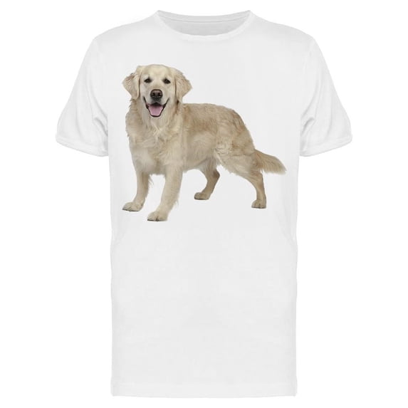 Golden Retriever Dog Playful Tee Men's -Image by Shutterstock