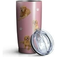 thumbnail image 1 of Golden Retriever Dog Tumbler Stainless Steel Insulated Travel Coffee Cups with Lid and Straw,Ideal Memorial Gift for Dog Dad/Mom,20oz, 1 of 6