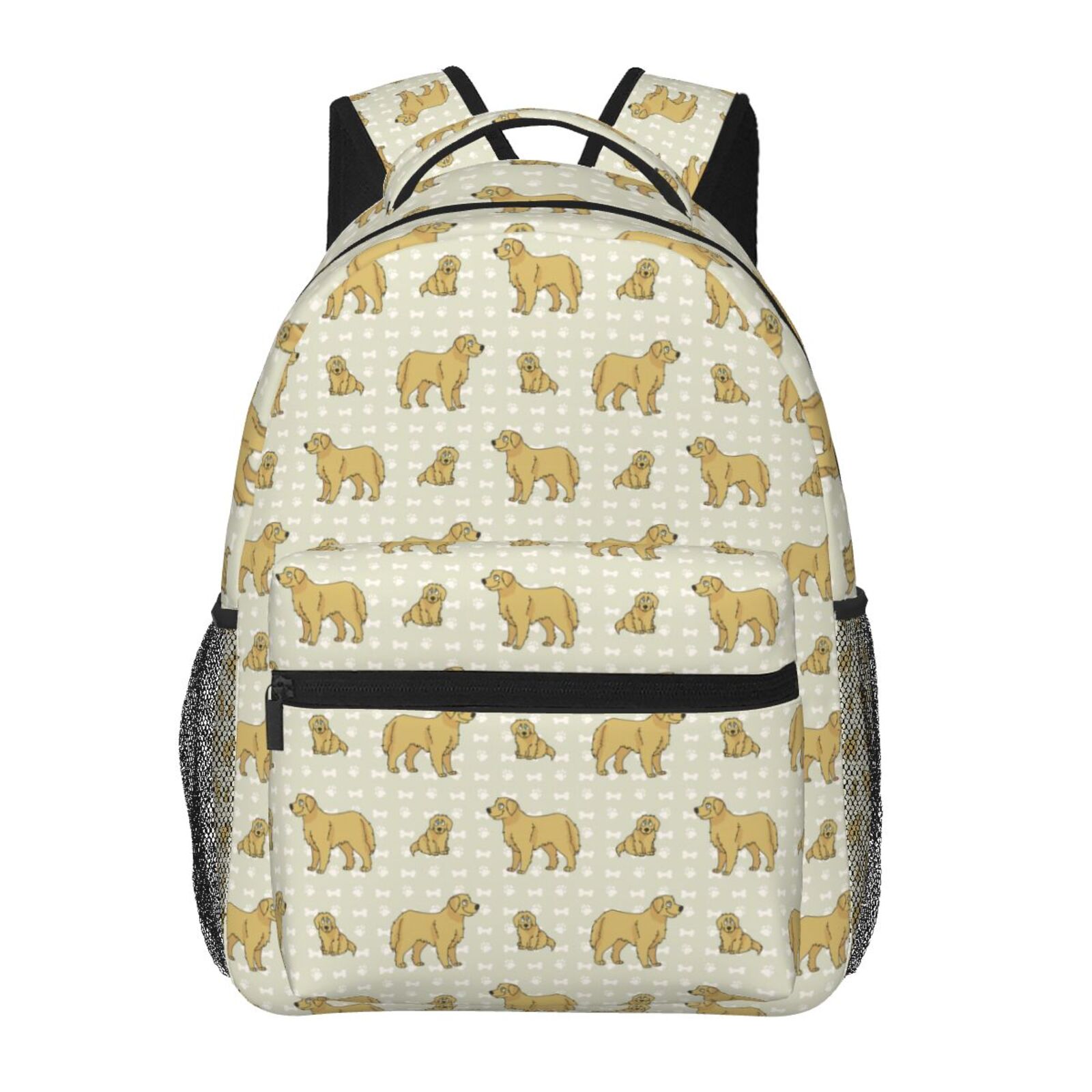 Golden Retriever Dogs Pattern Backpack for Men Women Laptop Backpack
