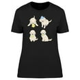thumbnail image 1 of Golden Retriever Doodle Set T-Shirt Women -Image by Shutterstock, Female Small, 1 of 2
