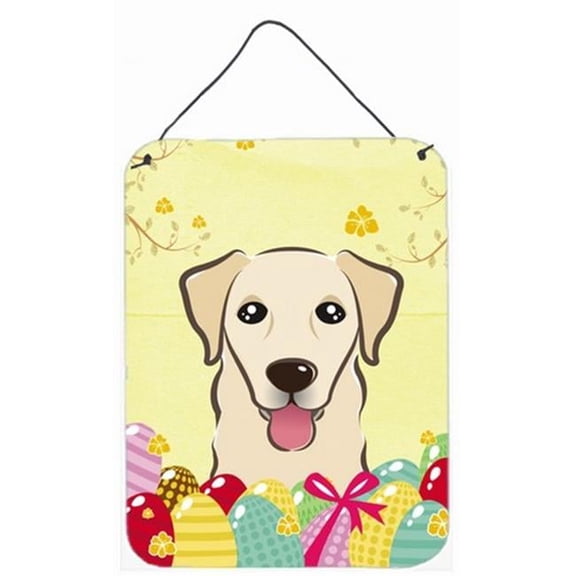 Golden Retriever Easter Egg Hunt Wall or Door Hanging Prints