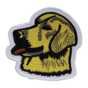 Golden Retriever Embroidered Patch - Golden Retriever OSFM