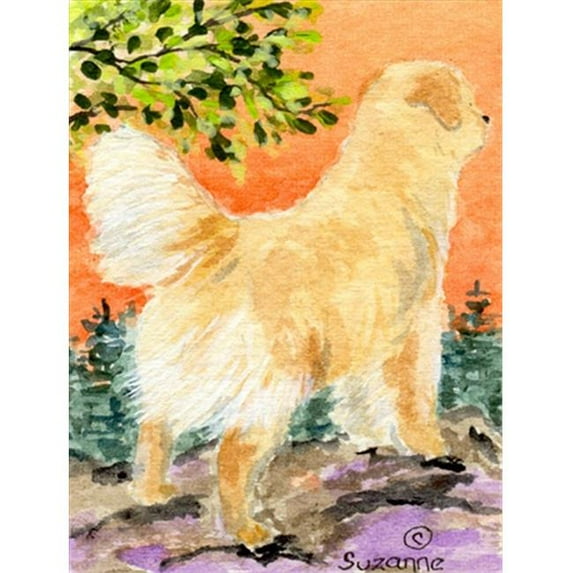 Golden Retriever Flag Canvas- House Size