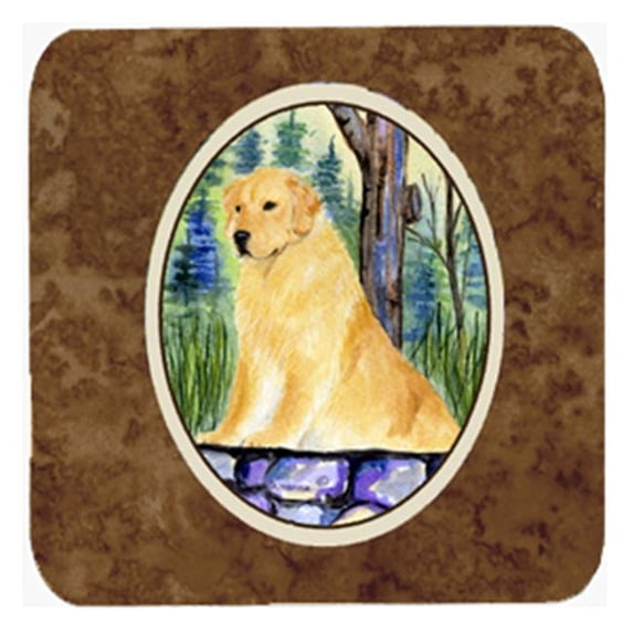 Golden Retriever Foam Coasters - Set 4