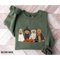 thumbnail image 1 of Golden Retriever Ghost Dogs sweatshirt, Halloween Dog Sweatshirt, Halloween Sweatshirt, Halloween Sweater, Ghost Sweatshirt, 1 of 5