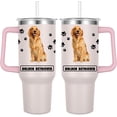 thumbnail image 1 of Golden Retriever Gift for Dog Owner,40oz Golden Retriever Tumbler with Handle Insulated Reusable Stainless Steel Travel Water Bottle (Color 4), 1 of 6