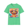 thumbnail image 1 of Golden Retriever Girl Unisex Softstyle T-Shirt, 1 of 10