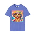 thumbnail image 1 of Golden Retriever Girl Unisex Softstyle T-Shirt, 1 of 11
