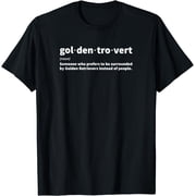 Golden Retriever Goldentrovert for Golden Retriever Lovers T-Shirt