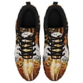 thumbnail image 1 of Golden Retriever Happy Halloween Running Shoes Sneakers Mesh Black Size 4, 1 of 5