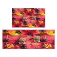 thumbnail image 1 of Golden Retriever Hawaiian Kitchen Rugs Sets Of 2,Anti Fatigue Kitchen Mat Rugs Non Slip Washable,Decorative Kitchen Floor Mats for Kitchen,Sink,Laundry,17"x30"+17"x47", 1 of 7