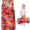 thumbnail image 1 of Golden Retriever Hawaiian Toddler Nap Mats for Kids Preschool,Sleeping Mat Bag or Kids,Toddler Sleeping Bag,Toddler Nap Mat or Daycare, 1 of 6