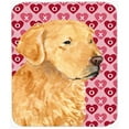 thumbnail image 1 of Golden Retriever Hearts Love And Valentines Day Mouse Pad, Hot Pad Or Trivet, 1 of 1