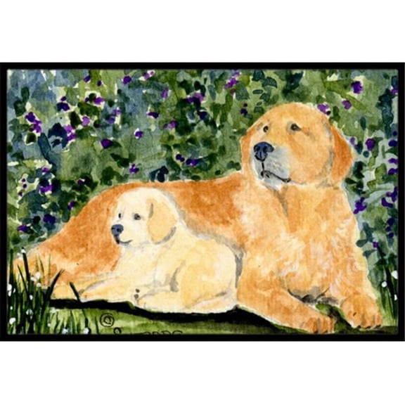 Golden Retriever Indoor Outdoor Mat