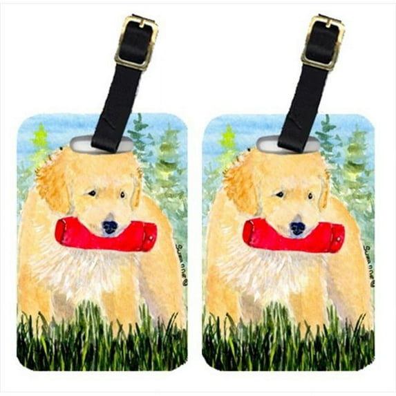 Golden Retriever Luggage Tag - 4 x 2.75 In.