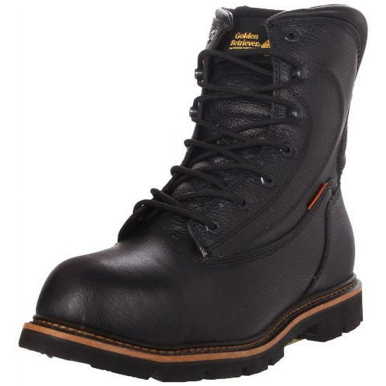 Golden Retriever Men s 8970 Work Boot Black 8 W US Walmart