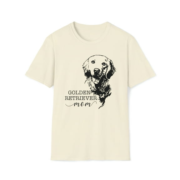 Golden Retriever Mom Gift, Gildan Unisex Softstyle Shirt, Graphic Tee S-3XL