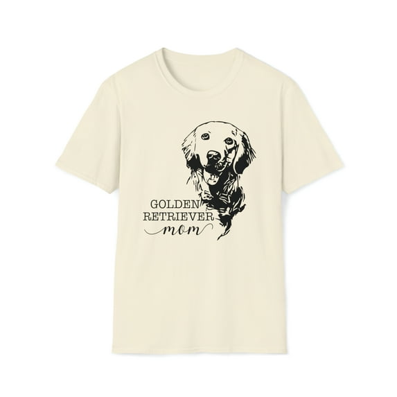 Golden Retriever Mom Gift, Gildan Unisex Softstyle Shirt, Graphic Tee S-3XL