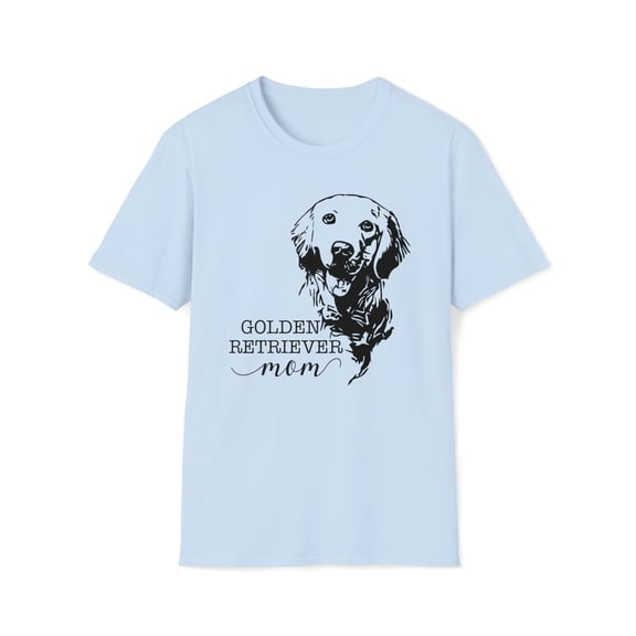 Golden Retriever Mom Gift, Gildan Unisex Softstyle Shirt, Graphic Tee S-3XL