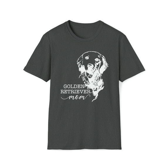 Golden Retriever Mom Gift, Gildan Unisex Softstyle Shirt, Graphic Tee S-3XL