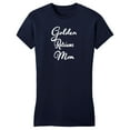 thumbnail image 1 of Golden Retriever Mom - Script - Women's Fitted T-Shirt, 1 of 2